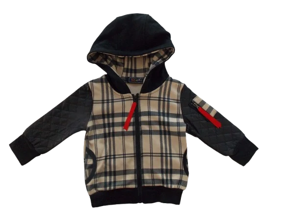 Chlapecké mikina černá kostička vel 86