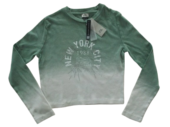 Triko zelené ombre NEW YOUR CITY vel. 128