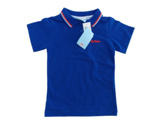 Chlacecké tričko modré-límeček vel. 98