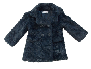 Kabátek tmavě modrý na knoflíky vel. 98