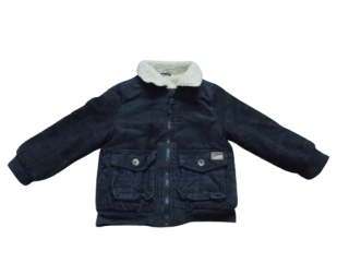 Zimní bunda šedý manšestr vel. 92