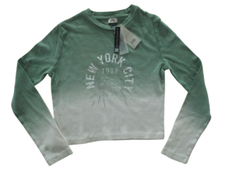 Triko zelené ombre NEW YOUR CITY vel. 128
