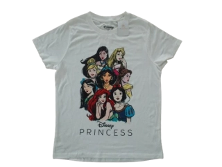 Tričko bílé DISNEY PRINCESS vel. XS